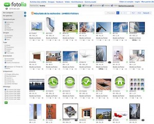 Le site de Fotolia : http://fr.fotolia.com